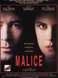 Jaquette du film Malice